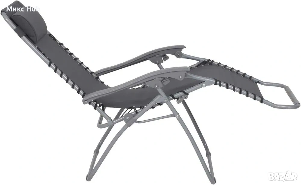 Сгъваем градински шезлонг/ стол 65х112х90 см , снимка 1