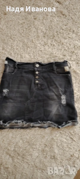 дънкова поличка pausse negative , снимка 1