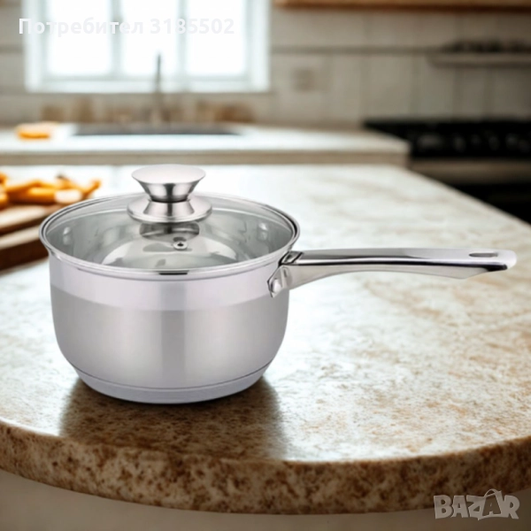 Дълбок тиган с капак Rosberg, Ø 22/26/28 см, Мраморно покритие, Индукция, Бордо меланж, снимка 1