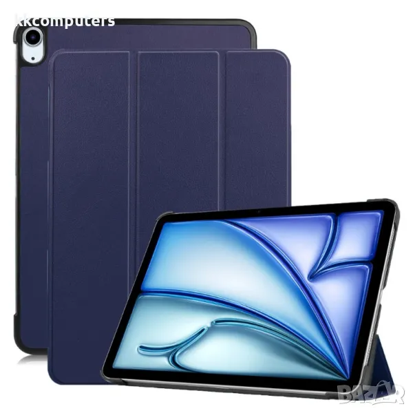 iPad Air 13 (2025) / (2024) Anti-Drop Leather Stand Tablet Cover Кожен Калъф и Протектор, снимка 1
