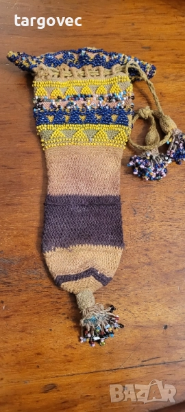 уникална Възрожденска пунгия кесия за жълтици, снимка 1