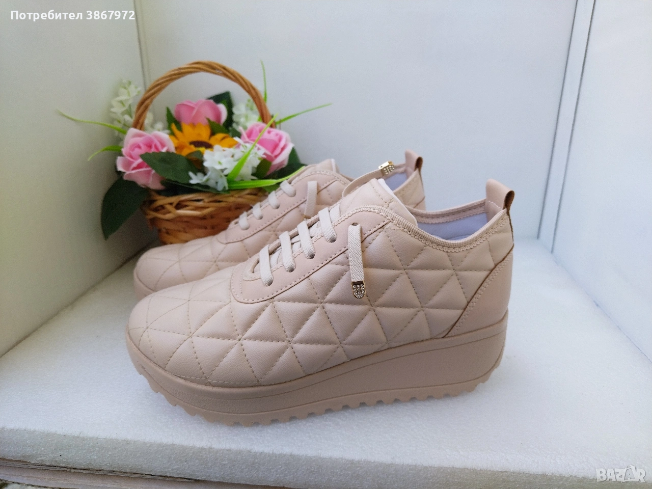 Дамски обувки на платформа , снимка 1