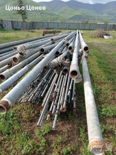 Поцинковани тръби 1 цол -Ф32mm x 2.2 mm. 6.00 м. с цолова резба и фитинги, на цена 25 лв. за 1 брой, снимка 1