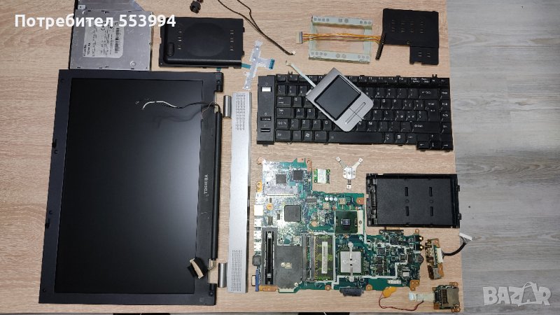 Toshiba Tecra A8 PTA83E T2300E 1.66Mhz 2GB DDR2 на части, снимка 1