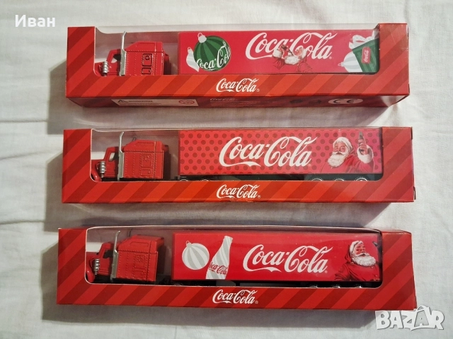 Продавам коледни камиони Кока Кола 2025г. (Coca Cola) 60 години. , снимка 1