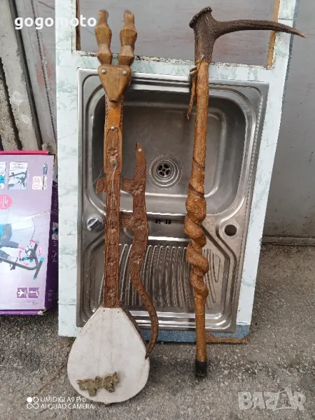 ПРОДАДЕН Гусла, Саз, тамбура, цитра от Южна Америка, УНИКАТ, СТАР, СТАРО, СТАРИННО, снимка 1