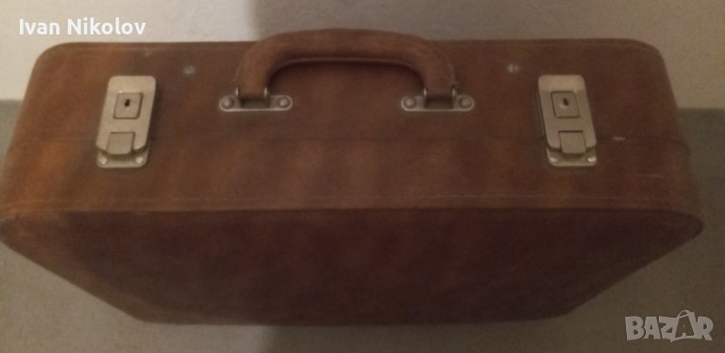 Класически куфар с изкуствена кожа , снимка 1