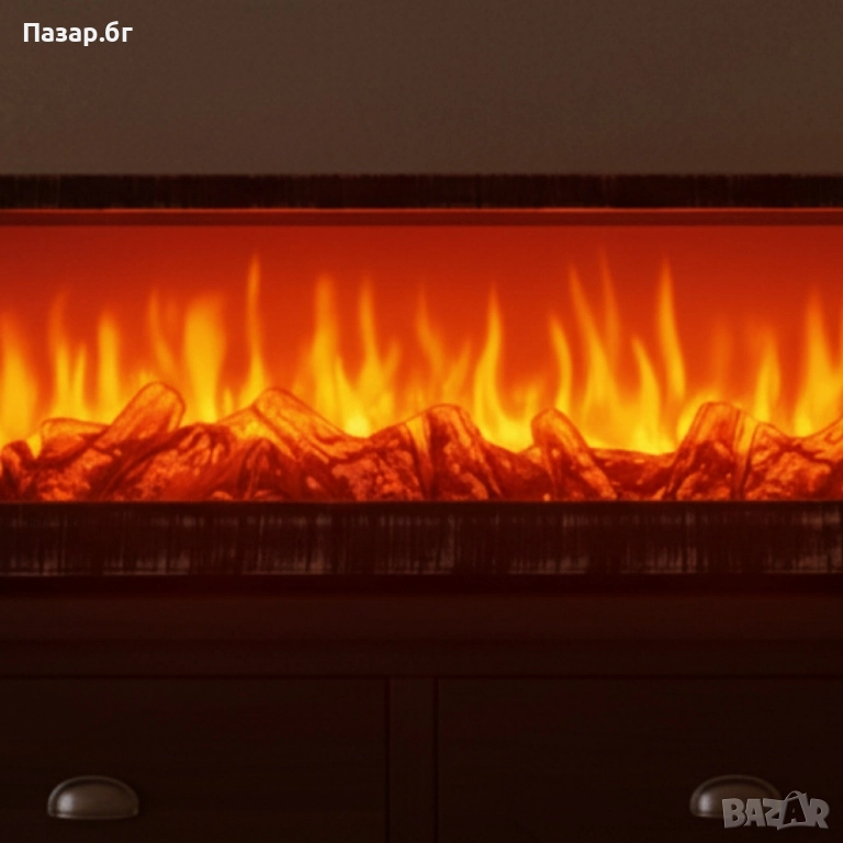 Изкуствена LED камина 24'' – уют и пламък без дим и поддръжка, снимка 1