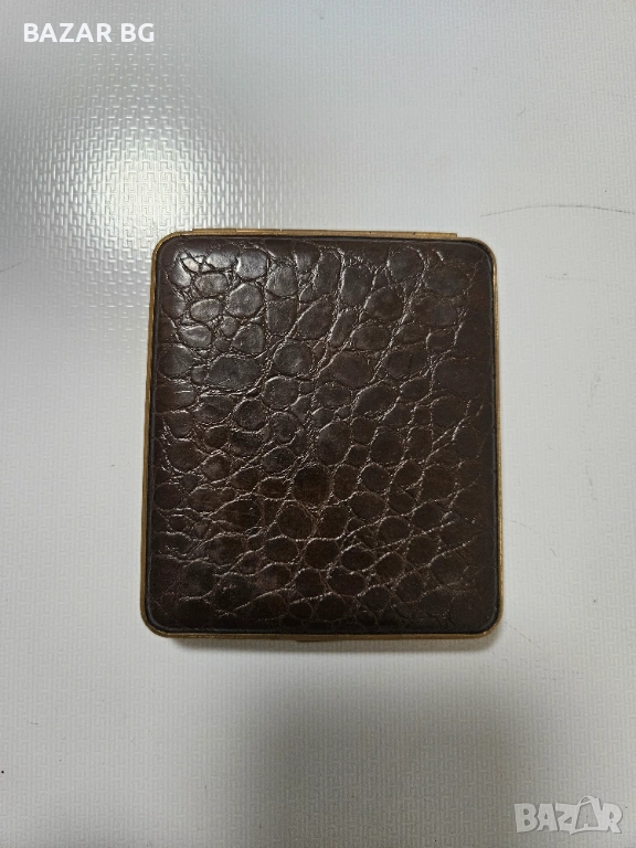 ★ █▬█ █ ▀█▀ ★ Стара позлатена немска табакера, снимка 1