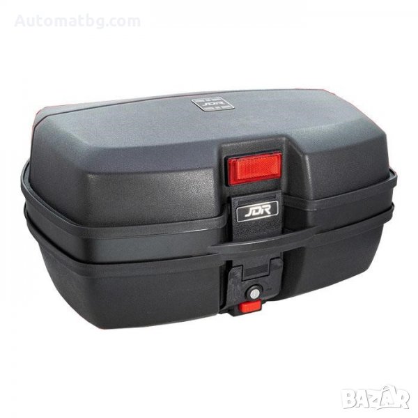 Куфар за мотор Automat, За 1 каска, 32л, Черен, снимка 1
