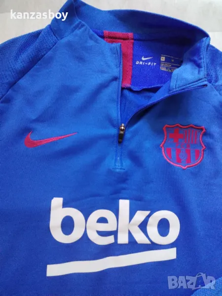 Nike Y NK FC BARCELONA STRIKE DRY - юношеска футболна блуза 158-170см., снимка 1