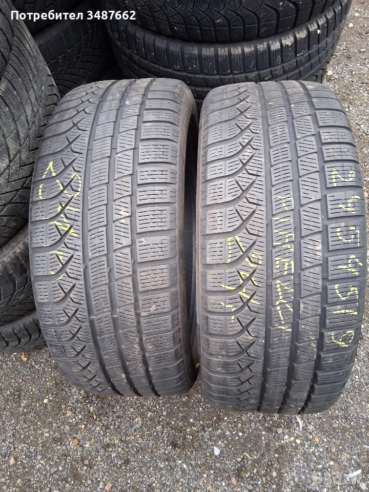 245 45 19 Pirelli 2бр зимни дот 2024г , снимка 1