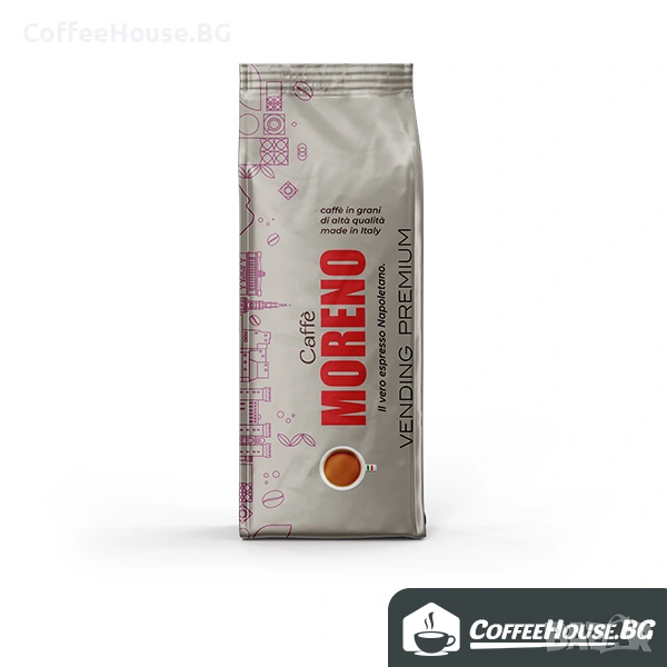 Кафе на зърна за вендинг автомат - Caffe Moreno Vending Premium, 1 кг, снимка 1