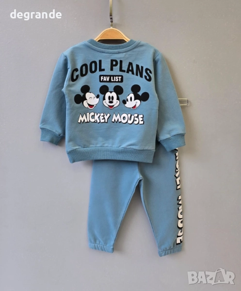 Детски комплект Mickey Мouse в ЗЕЛЕНО и СИНЬО, снимка 1