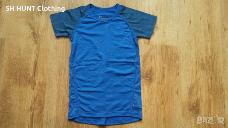 DEVOLD BREEZE KID T-SHIRT 100% Merino Wool размер 8 г / 128 см детска тениска - 301, снимка 1