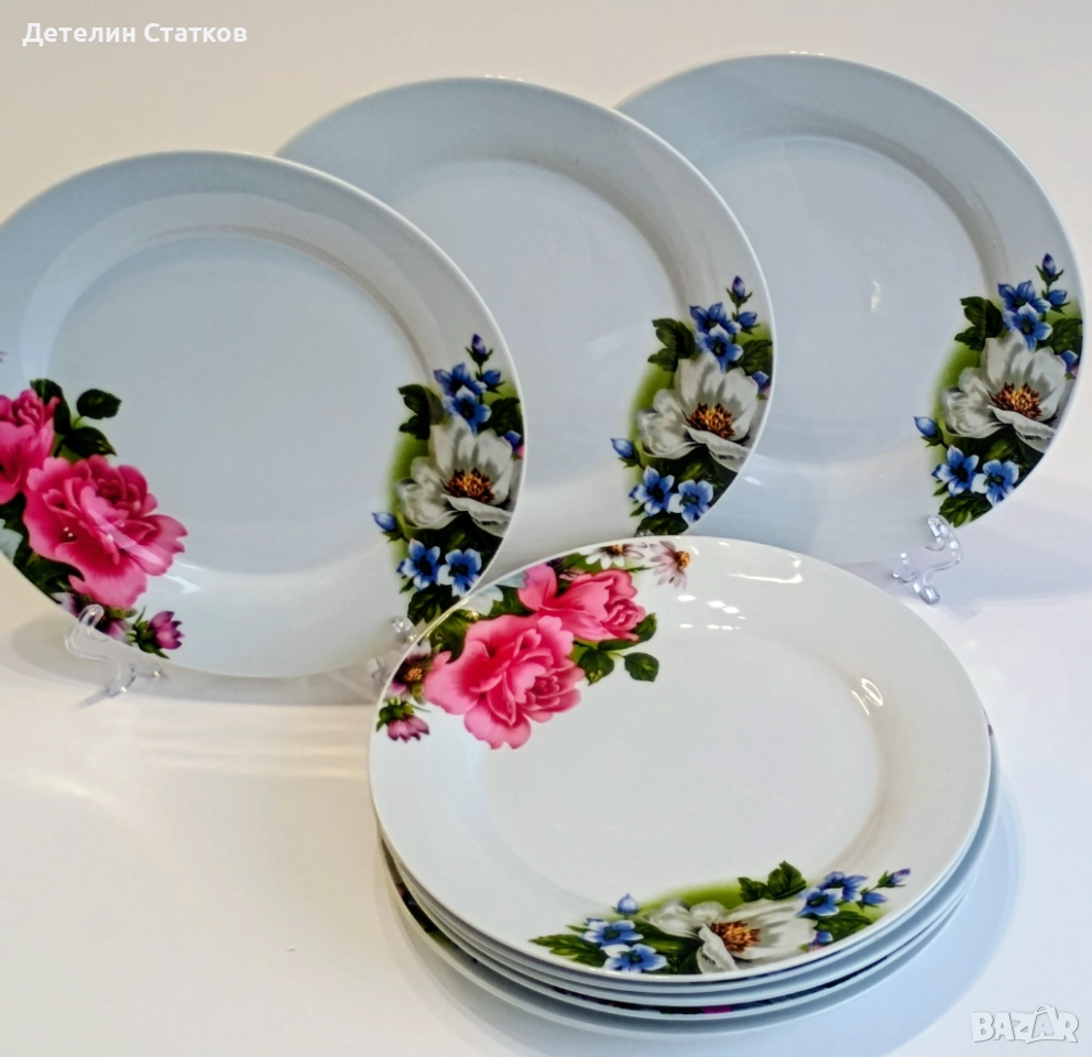 Порцеланови чинии 8 бр. "Art of Luxury Color Fantasy Fine Porcelain Bavaria Style"., снимка 1