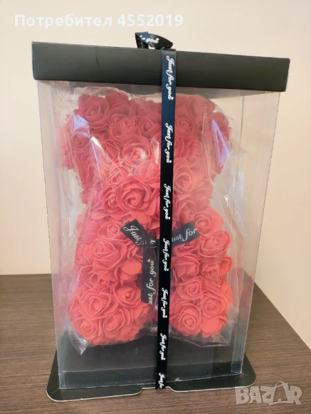 Мече от рози подходящо за подарък за всеки повод, снимка 1