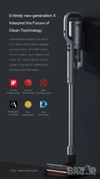 С ЛИПСИ - Безжична прахосмукачка и моп Roidmi X30 Pro, снимка 1