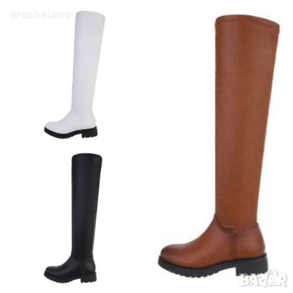Дамски ботуши над коляното, 3цвята , снимка 1