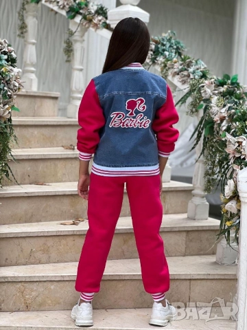 детски ватиран комплект barbie, снимка 5 - Детски комплекти - 52004481