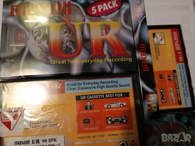 OVP чисто нови аудио касети Maxell UR90