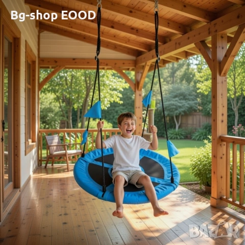 Люлка тип щъркелово гнездо, 100см, устойчива на атмосферни влияния, до 150кг, снимка 10 - Детски люлки - 53743523