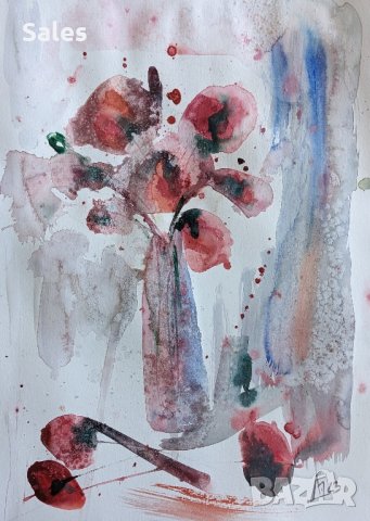 Картини акварел, снимка 6 - Картини - 41121407