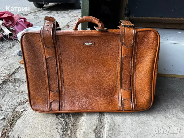 Кожен куфар ретро Airline