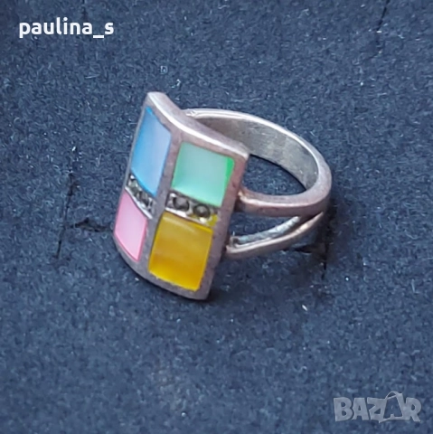 Три различни / Масивен сребърен пръстен проба 925 , снимка 11 - Пръстени - 44364128