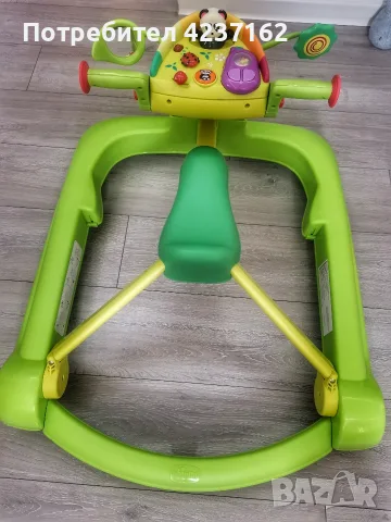 CHICCO Проходилка 3в1 123 GREEN, снимка 4 - Проходилки - 56118841