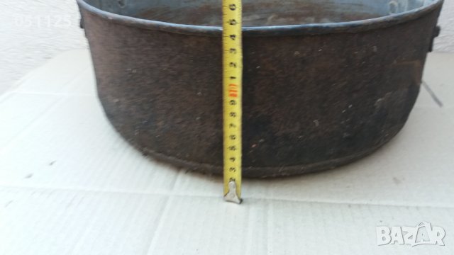 стара метална огромна тава за лютеница и др. , снимка 7 - Антикварни и старинни предмети - 42036849