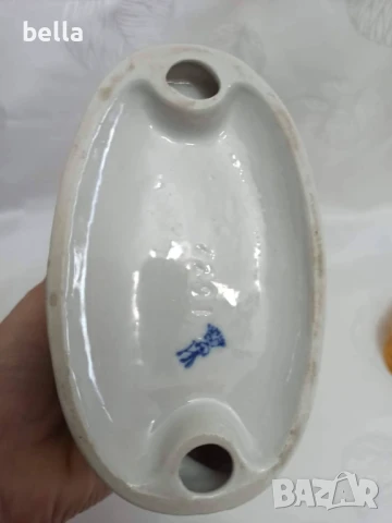 Порцеланова стара немска  фирмена пластика -"Двете  овчарки"- Grafenthal , снимка 2 - Антикварни и старинни предмети - 50468612