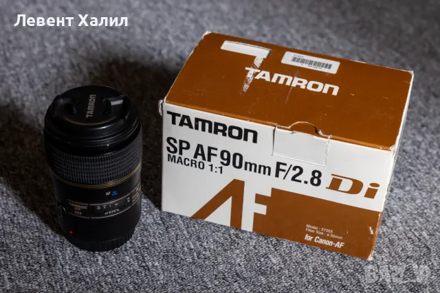 Tamron SP AF 90mm f/2.8 Di Macro 1:1 за Канон Canon, снимка 2 - Обективи и филтри - 48359861