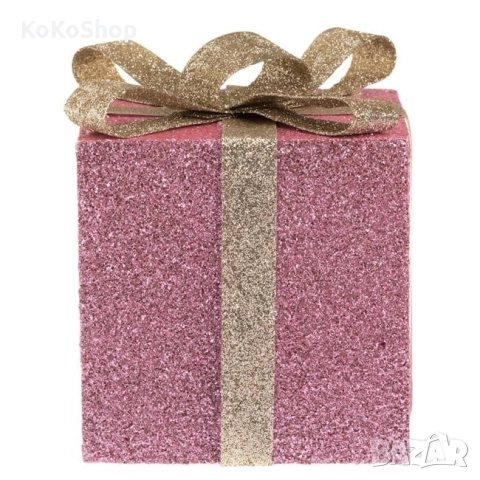 Коледен подарък за декорация-13x13x15 см./подарък за декорация, снимка 2 - Декорация за дома - 52454569