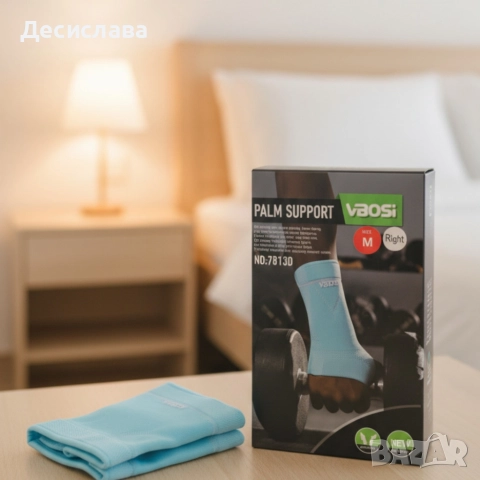 Поддържаща лента на длан VBOSI Palm Support - връща силата и увереността в движението, снимка 2 - Спортна екипировка - 52887560