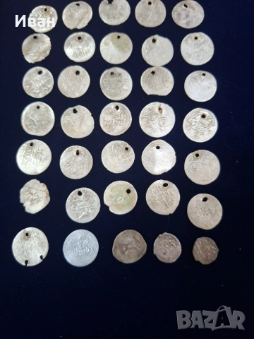 Османски сребърни акчета , снимка 3 - Нумизматика и бонистика - 53709120
