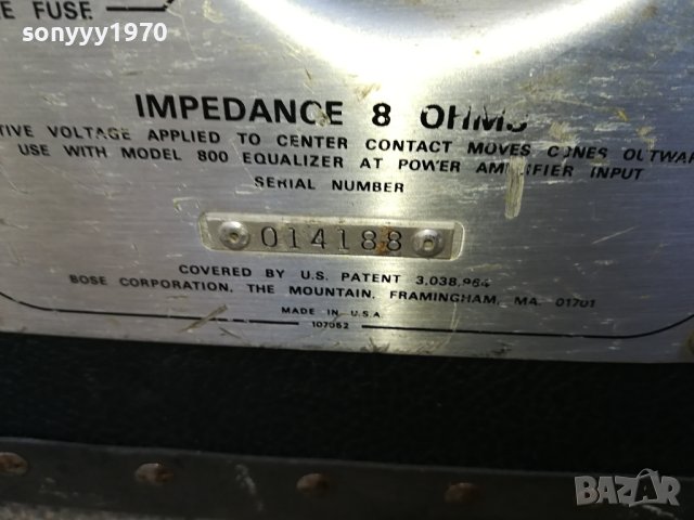 BOSE PROFESSIONAL-MADE IN USA 1909230829G, снимка 18 - Тонколони - 42241694