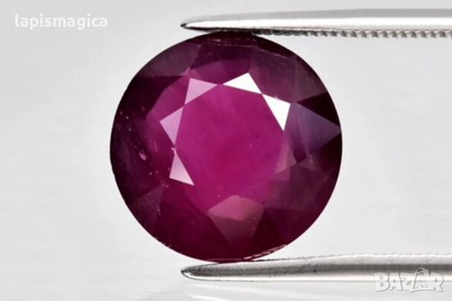 Родолит Гранат 5.31ct 11.5mm кръгла шлифовка
