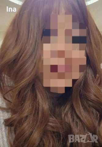 Перука кестенява , снимка 5 - Аксесоари за коса - 51751234