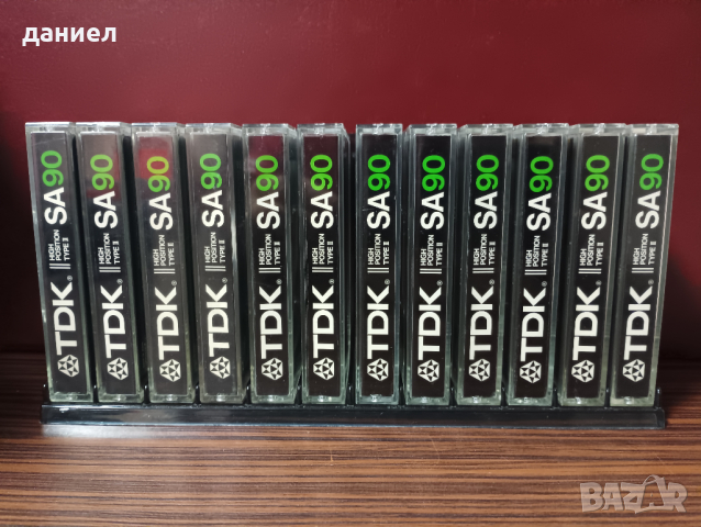 12 бр. аудио касети TDK SA90 - TYPE II - хромна лента - POP, ROCK, снимка 1 - Аудио касети - 44808210