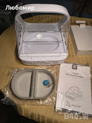 Sure Petcare -SureFlap - SureFeed - Хранилка за домашни любимци с микрочип - Селективната автомат, снимка 3 - За котки - 50455349