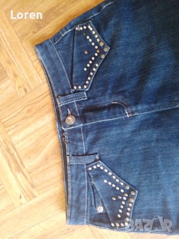 💙Be you💙Дънкова пола с камъчета, снимка 3 - Поли - 41847191