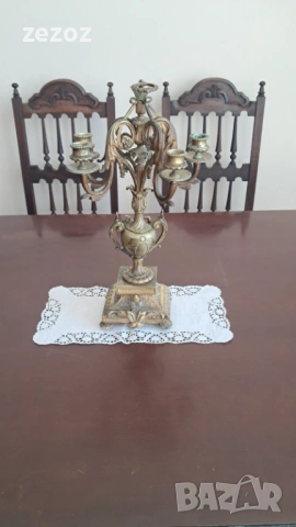 Свещник месинг Ар Нуво