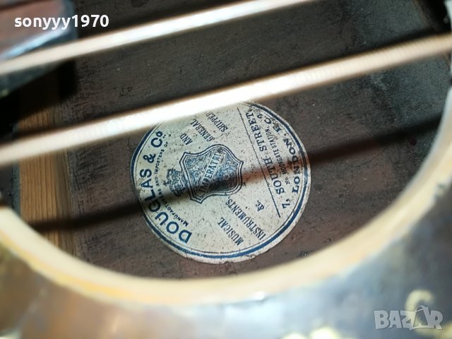 SOLD-ПОРЪЧАНА!!!DOUGLAS & CO LONDON GUITAR ANTIQUE-ВНОС АНГЛИЯ 1911221653, снимка 14 - Китари - 38726242