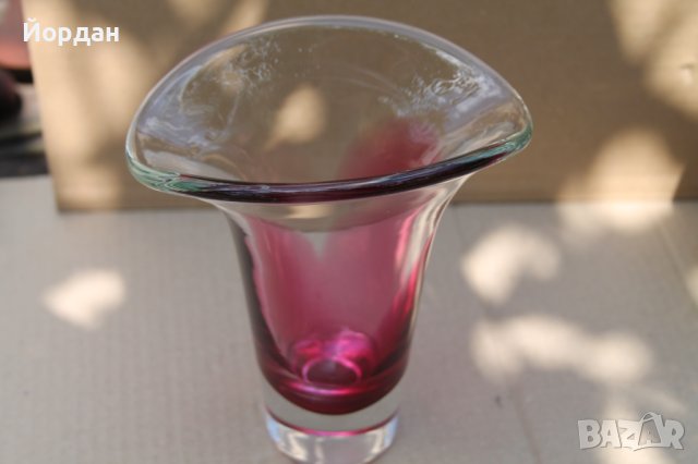 Кристална ваза *мурано