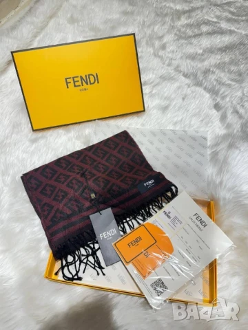шал в  кутия gucci emporio armani fendi , снимка 13 - Шалове - 50746827