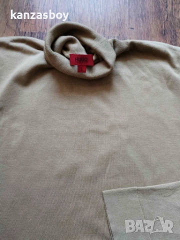 hugo boss - дамска копринена блуза КАТО НОВА Л, снимка 2 - Блузи с дълъг ръкав и пуловери - 52758997