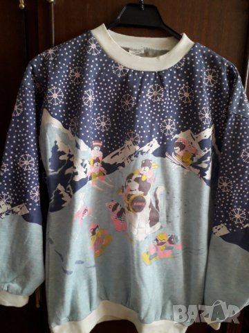 Блуза със зимни фигури нова
