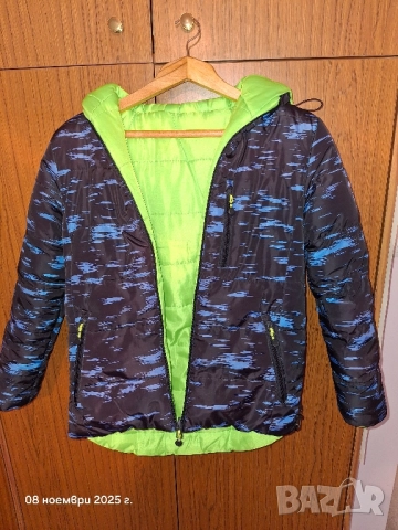 Детско зимно яке с две лица 9/10г