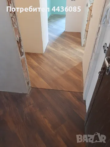 Монтаж на ламиниран паркет с пвц и мдф первази, снимка 15 - Монтажи - 49773861